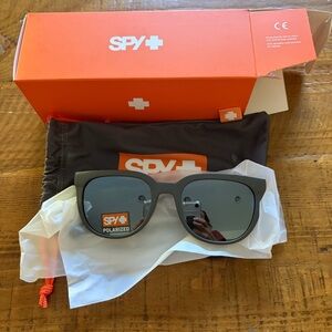 SPY Optic Bewilder Polarized Sunglasses in Matte Gunmetal